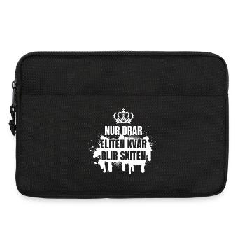 Klassenhemden Nur die Elite mitschleppen wird die sein - Laptoptasche 13" - Schwarz - Vorne