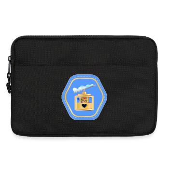 KINDER SKIFAHREN SKILIFT WINTERFERIEN SCHNEE - Laptoptasche 13" - Schwarz - Vorne