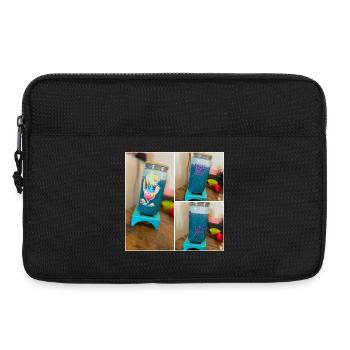 Glitzerbecher - Laptoptasche 13" - Schwarz - Vorne