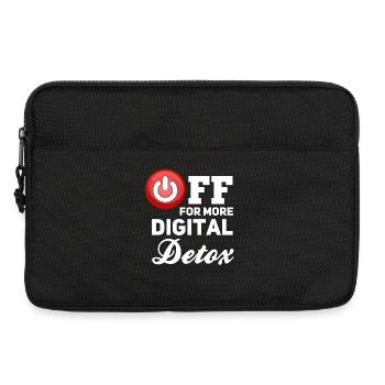 Digital Detox Off - Laptoptasche 13" - Schwarz - Vorne