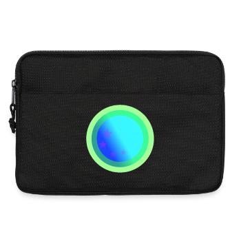 Conception de constellations bleues célestes - Sacoche pour ordinateur portable 13 pouces - noir - Devant