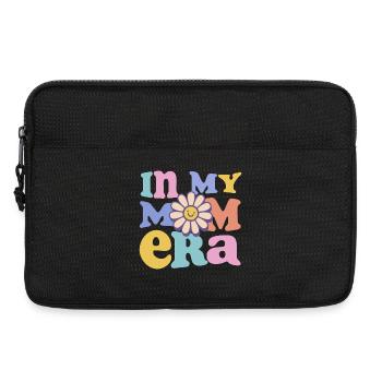 In My Mom Era – Retro Pastell mit Blume - Laptoptasche 13" - Schwarz - Vorne