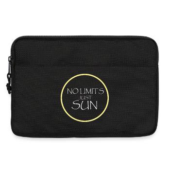 Sun Abstract Fun Motif Maritime Sunset - Laptop bag 13" - black - Front