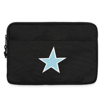Bright Blue Star Art - Laptop bag 13" - black - Front