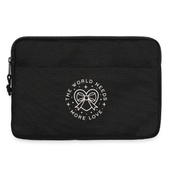 The world needs more love kindness peace quotes - Laptop bag 13" - black - Front