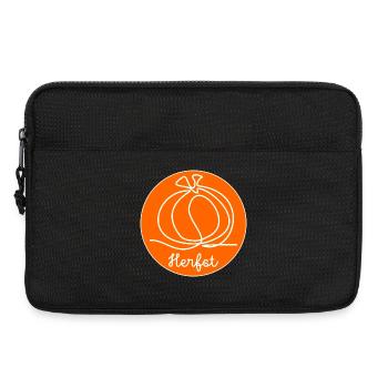 HERBST Kürbis - Laptoptasche 13" - Schwarz - Vorne