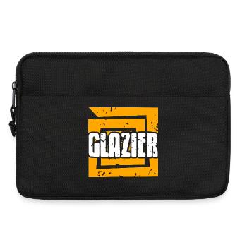 Evolution Glazier Funny Trade Job Progression - Laptop bag 13" - black - Front