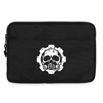 Industrial Skull Gear Design - Laptoptasche 13" - Schwarz - Vorne