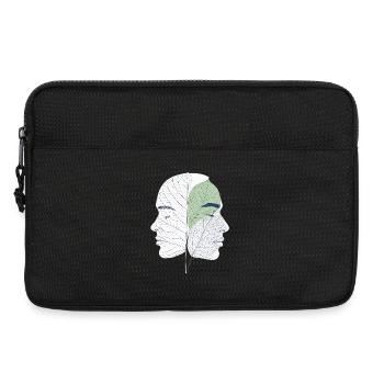 Ein Geist, der in der Natur verwurzelt ist - Laptoptasche 13" - Schwarz - Vorne
