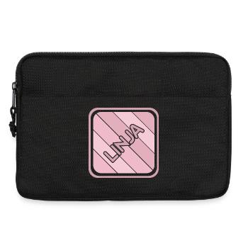 Geschenk für Linja - Laptoptasche 13" - Schwarz - Vorne