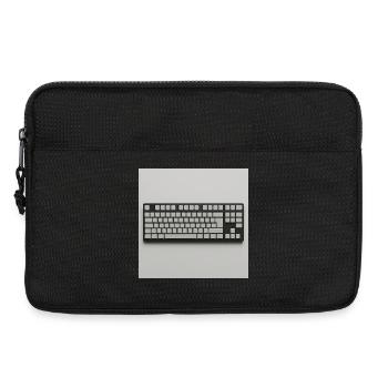 Clavier minimaliste - Sacoche pour ordinateur portable 13 pouces - noir - Devant