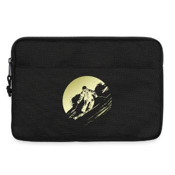 Ski Fahren Skiing Silhouette - Laptoptasche 13" - Schwarz - Vorne