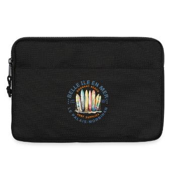 Surfen Belle Ile en Mer - Laptoptasche 13" - Schwarz - Vorne