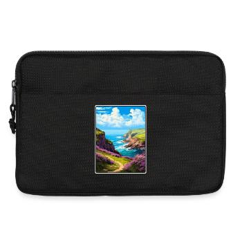 Exmoor England Clifftop Coastal Path - Laptop bag 13" - black - Front