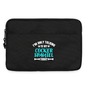 Cocker Spaniel Cockerspaniel - Sacoche pour ordinateur portable 13 pouces - noir - Devant