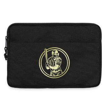 Baseball Silhouette - Sacoche pour ordinateur portable 13 pouces - noir - Devant