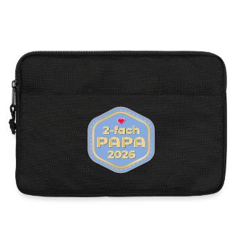 Annonce du bébé 2026 de deux pères - Sacoche pour ordinateur portable 13 pouces - noir - Devant