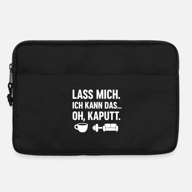 Lass mich ich kann das oh kaputt - Laptoptasche 13" - Schwarz