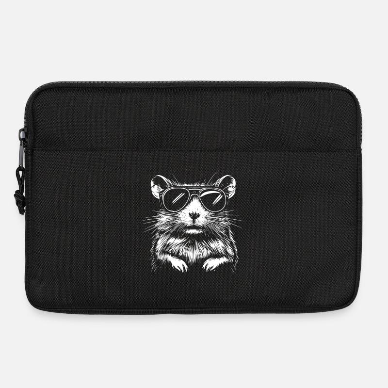Cool Hamster Sonnenbrille - Laptoptasche 13" - Schwarz