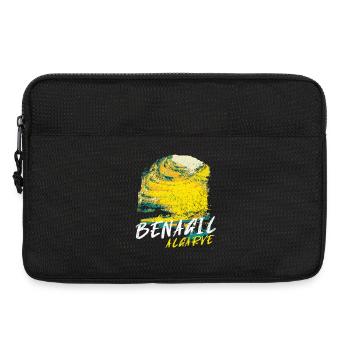 Illustration of the Benagil Cave in the Algarve - Laptop bag 13" - black - Front