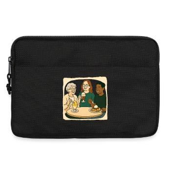 Mamie Karin - Sacoche pour ordinateur portable 13 pouces - noir - Devant