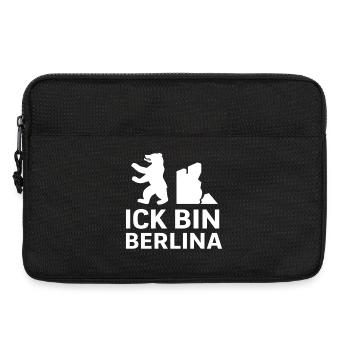 Ick bin Berlina - Laptoptasche 13" - Schwarz - Vorne