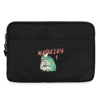 Schwarzer Strand Badegast Madeira Illustration - Laptoptasche 13" - Schwarz - Vorne