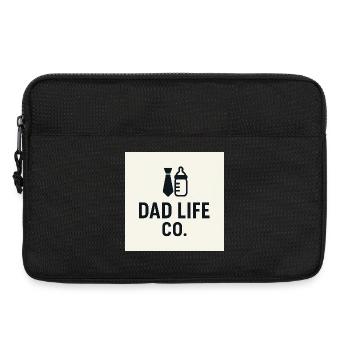 Dad Life Co Büro Flaschen - Laptoptasche 13" - Schwarz - Vorne