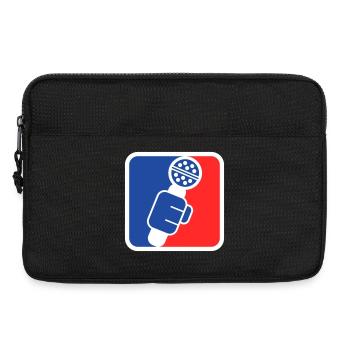 Microphone Check League Icon – Sportfan - Laptoptasche 13" - Schwarz - Vorne
