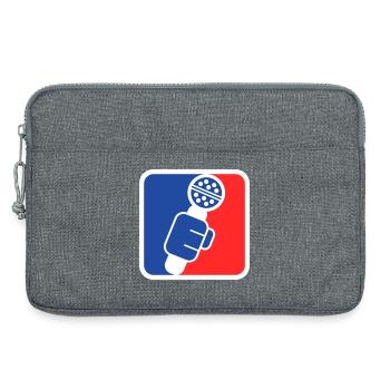Microphone Check League Icon – Sportfan - Laptoptasche 13" - Grau meliert - Vorne