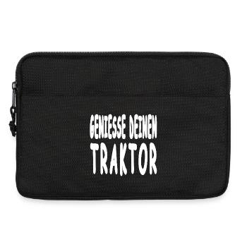 Tracteur - Sacoche pour ordinateur portable 13 pouces - noir - Devant