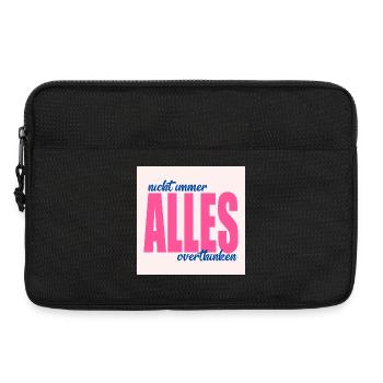 Thoughtful Sayings Thoughts - Laptop bag 13" - black - Front