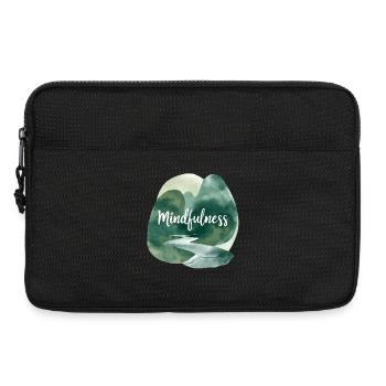 Pleine conscience Nature Trail Illustration - Sacoche pour ordinateur portable 13 pouces - noir - Devant