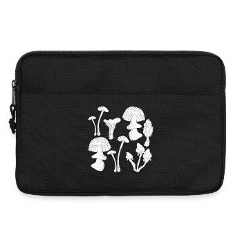 Mushroom picking autumn - Laptop bag 13" - black - Front