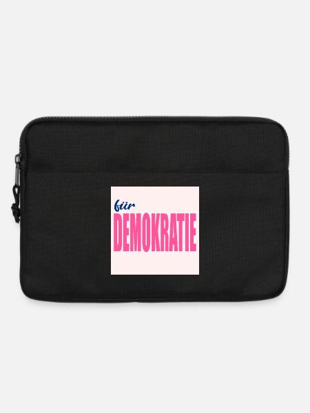 FÜR DEMOKRATIE WERTE - Laptoptasche 13" - Schwarz
