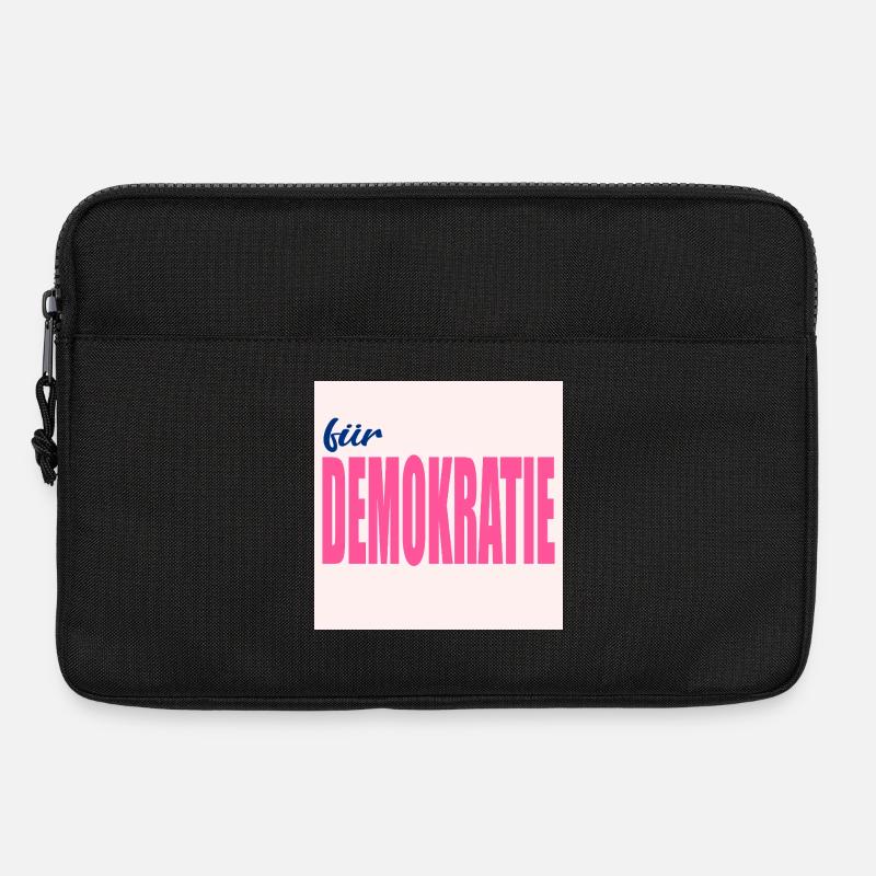 FÜR DEMOKRATIE WERTE - Laptoptasche 13" - Schwarz