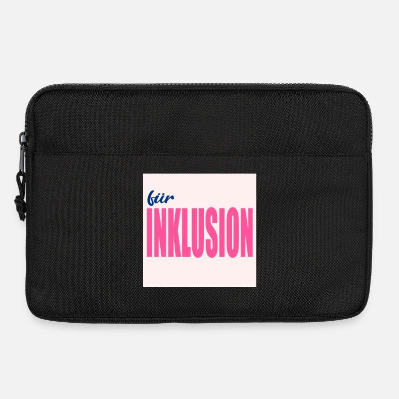 FÜR INKLUSION - Laptoptasche 13" - Schwarz