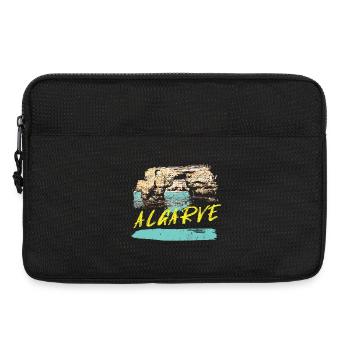 Cliffs Algarve illustration Portugal - Laptop bag 13" - black - Front