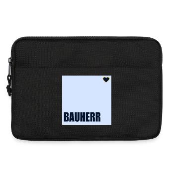 HOUSE CONSTRUCTION BUILDER HERZ - Laptop bag 13" - black - Front