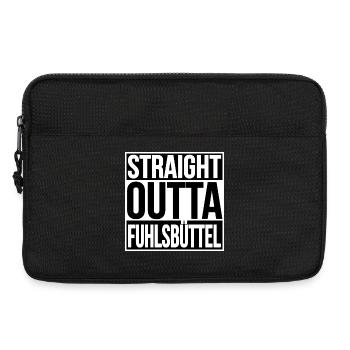 Straight Outta Fuhlsbüttel HAMBOURG - Sacoche pour ordinateur portable 13 pouces - noir - Devant