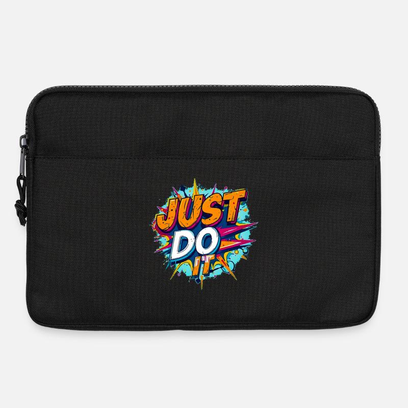 Explosive Pop-Art-Motivation - Laptoptasche 13" - Schwarz