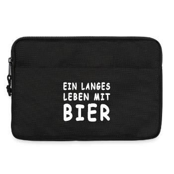 Bière - Sacoche pour ordinateur portable 13 pouces - noir - Devant