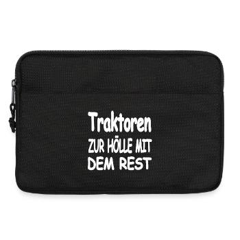 Tracteur - Sacoche pour ordinateur portable 13 pouces - noir - Devant