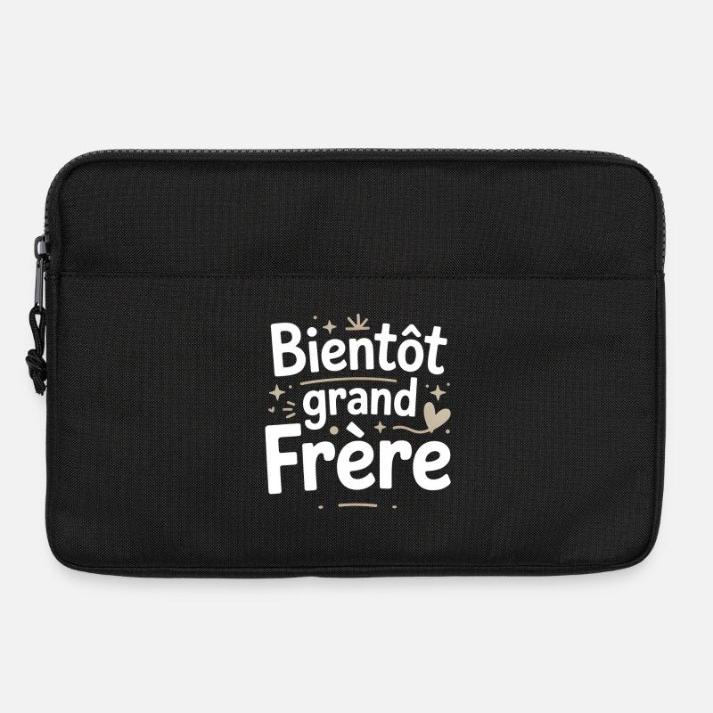 Bald ein großer Bruder - Laptoptasche 13" - Schwarz