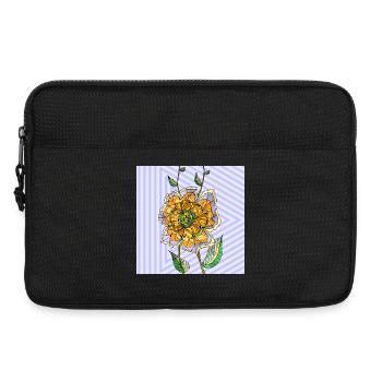 Blume - Laptoptasche 13" - Schwarz - Vorne