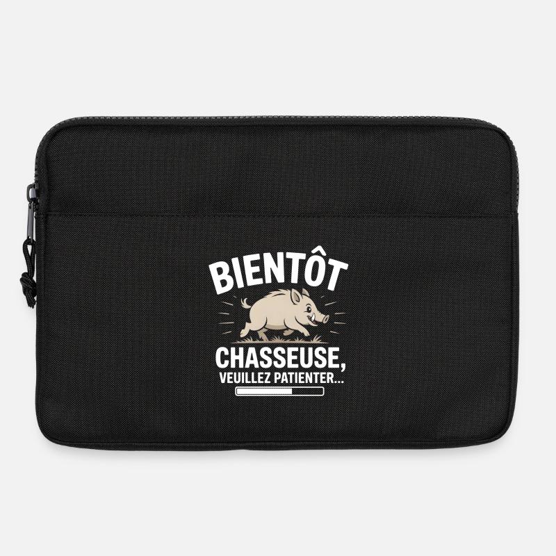 Bald ein Jäger - Laptoptasche 13" - Schwarz