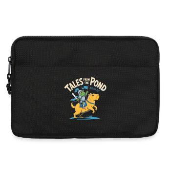 Tales from the Pond - Funny T-Shirt - Laptop bag 13" - black - Front