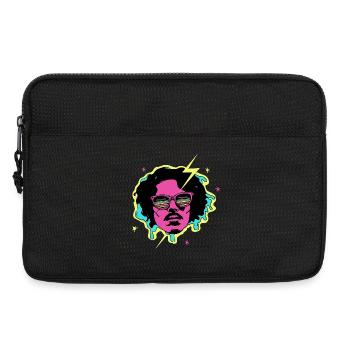 Neon Psychedelic Sunglasses Portrait - Laptop bag 13" - black - Front