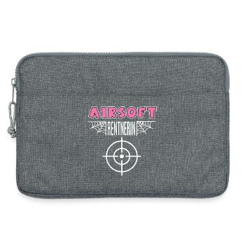 Airsoft retraité Retraite Airsofter - Sacoche pour ordinateur portable 13 pouces - gris chiné - Devant