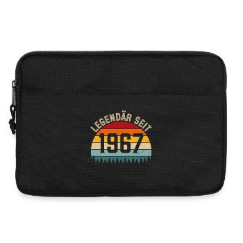 Legendär seit 1967 – Jahrgang 1967 - Laptoptasche 13" - Schwarz - Vorne
